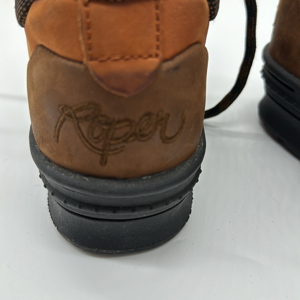 Roper Horse Shoes Brown Leather Size 7.5 MCA5762G - Picture 7 of 10